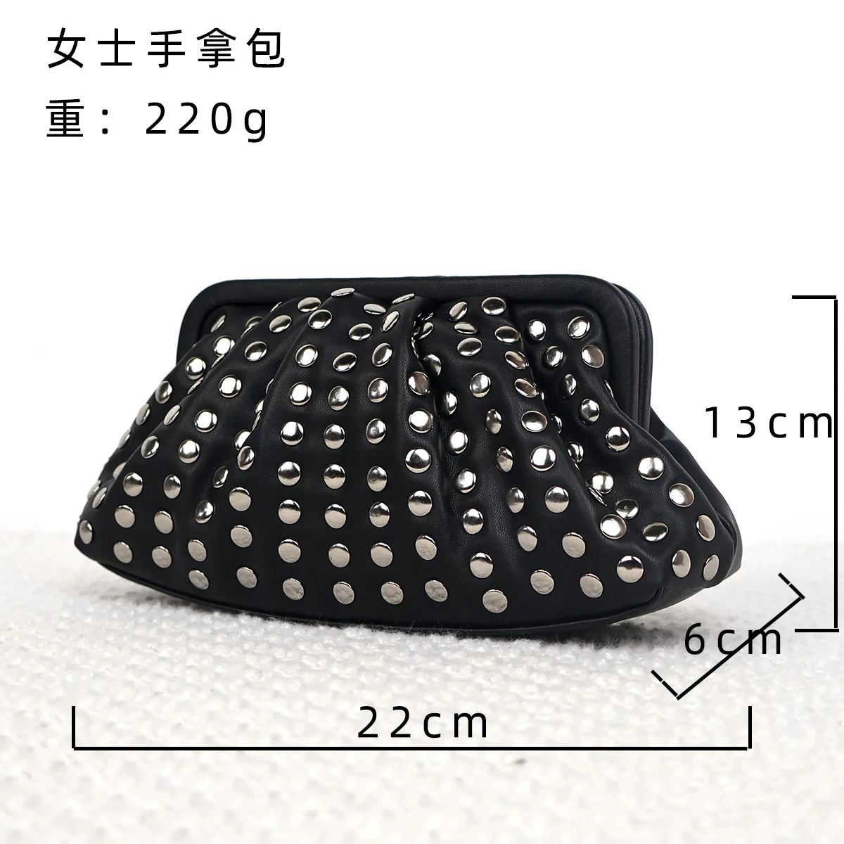 Fashion Women Handbags Rivet Clutch Bag Messenger TLXT Party Luxury Envelope Bags Designer Shoulder Handbag Evening Clutch Crossbody Studded Bag