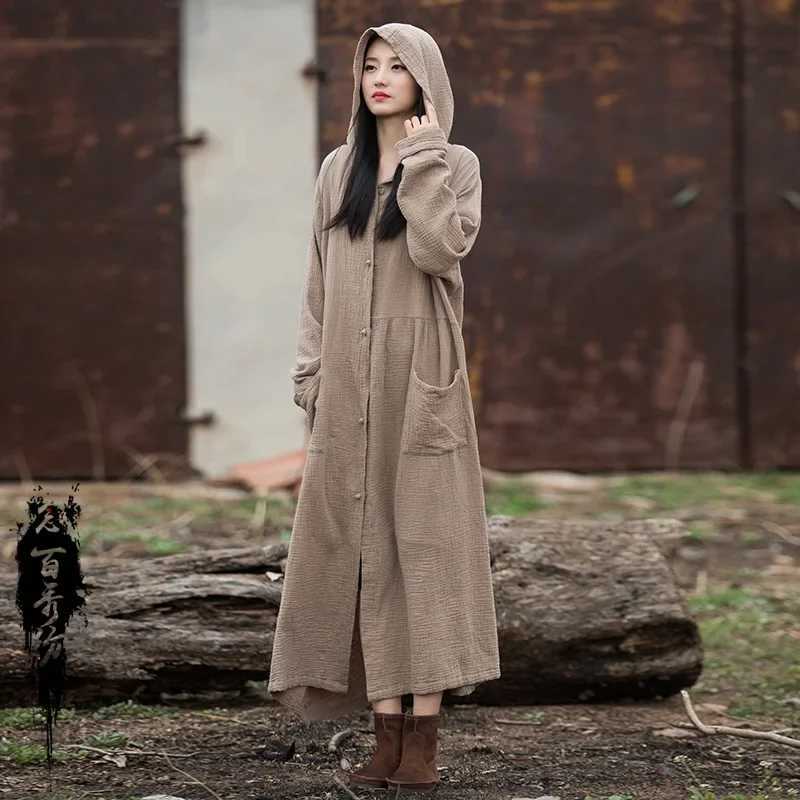 Womens Hoodie Long Sleeve Black Trench Coat 2023 Female Loose New Casual Vintage Tracksuit Clothes Moda Mujer Plus Size JacketX240921