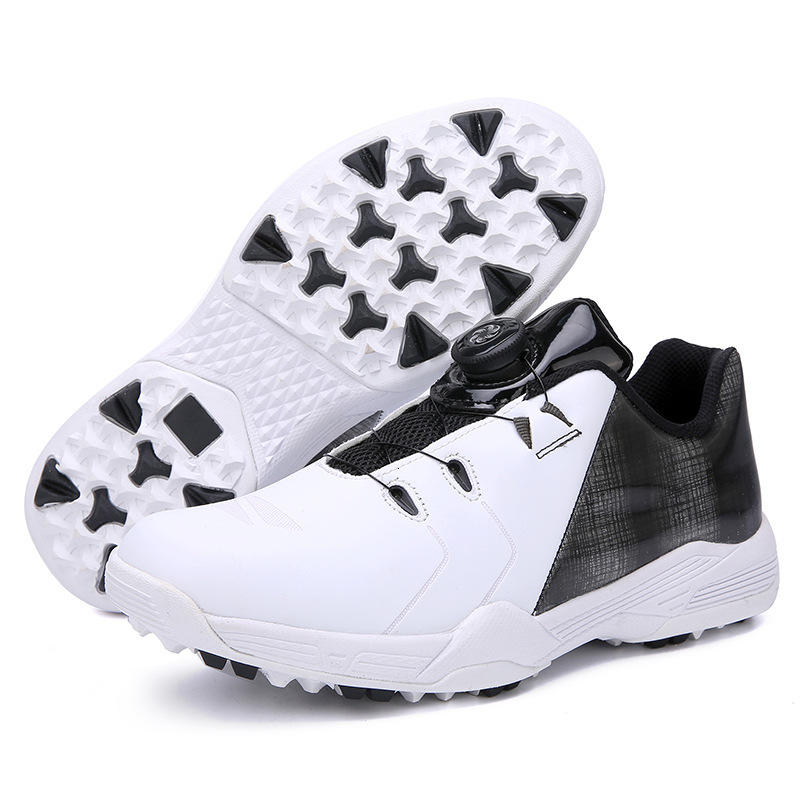 ddmytiger 8001 large golf shoes for men and women couple breathable broken activity nails anti slip knob buckle outdoor C ddmythur