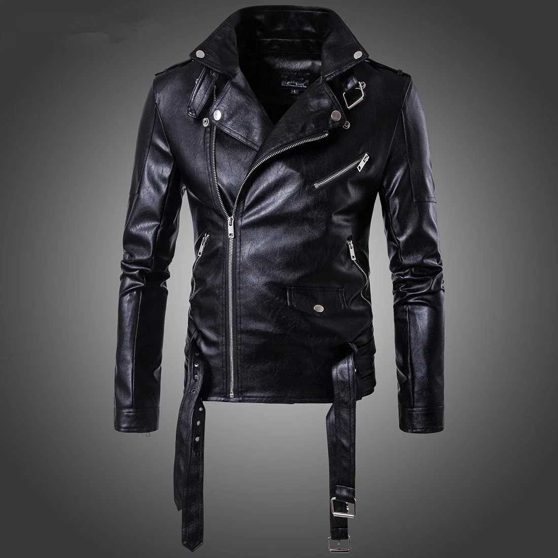 Motorcycle leather suede coat mens leather jacket ultra-thin suitable for motorcycle jacket zipper casual jacket in spring autumn and winter W240918