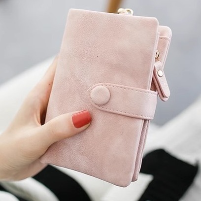 2024 New Designer Wallet Matte Wallet for Women, Short Korean Version, Student, Fresh, Cute, Women Multi Card Set Free Shipping
