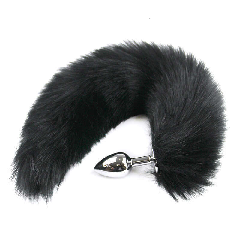 SM Fox Tail Metal Anal Stopper SM Props Masturbation Anal Stopper Rear Courtroom Dilation Device Alternative Sex Products hair replacement