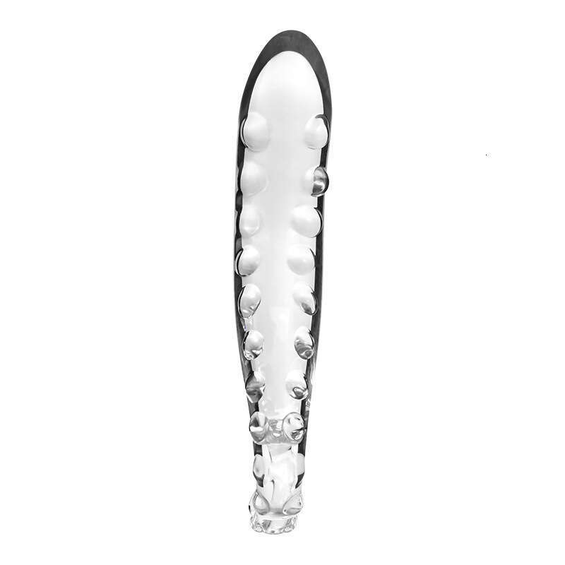 SM prop glass crystal dildo for men, heated simulation masturbator for women, anal plug for women, sex toy
