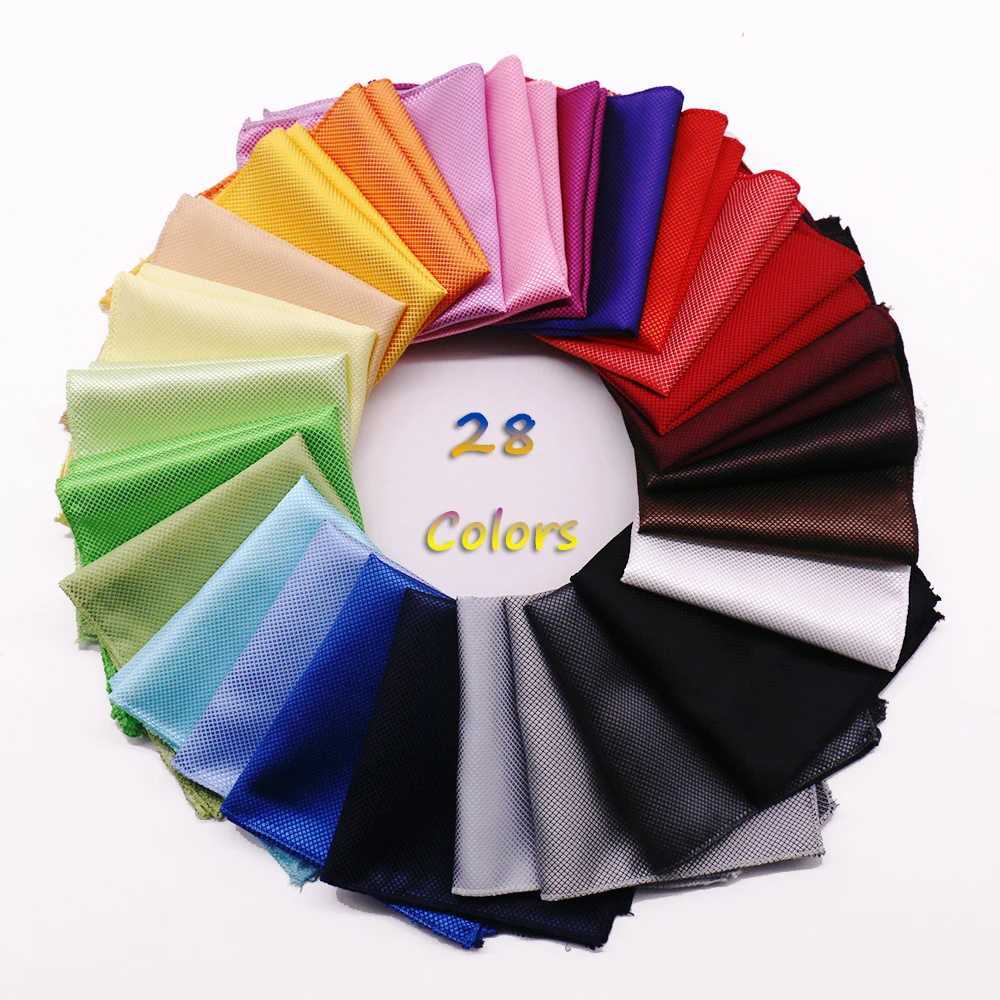 HUISHI Mens Hanky Jacquard Handkerchief Solid Plain Suits Pocket Square For Men Wedding Business Party Kanky Pocket GiftsX240921