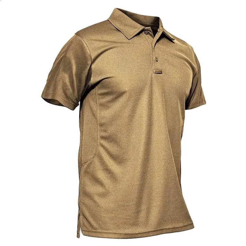 EKLENTSON Mens Work T Shirt Short Sleeve Outdoor Breathable Climbing Hiking Fishing T-Shirt Training Tee Tops 240913