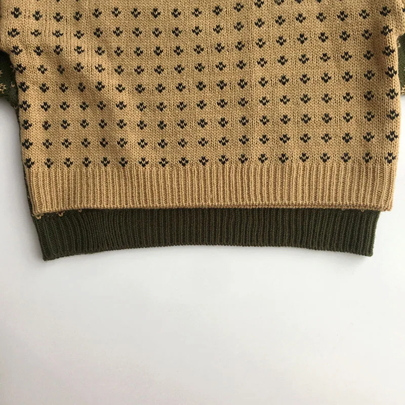 Milancel Autumn Kids Clothes Boys Sweaters Simplified Style Girls Pullover Floral Sweaters 240918
