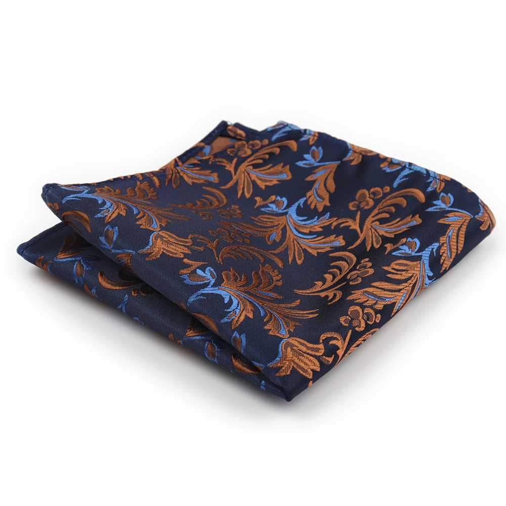 Men Handkerchief Pocket Square Silk Hanky Flower Paisley Wedding Party Floral Pocket Square Men Banquet Accessories Gift HankyX240921
