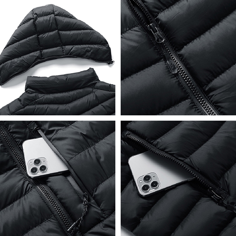 Winter Warm Thick Waterproof Jacket Men Brand Outwear Autumn Mens Hooded Windproof Parkas Hat Jackets Coat Male