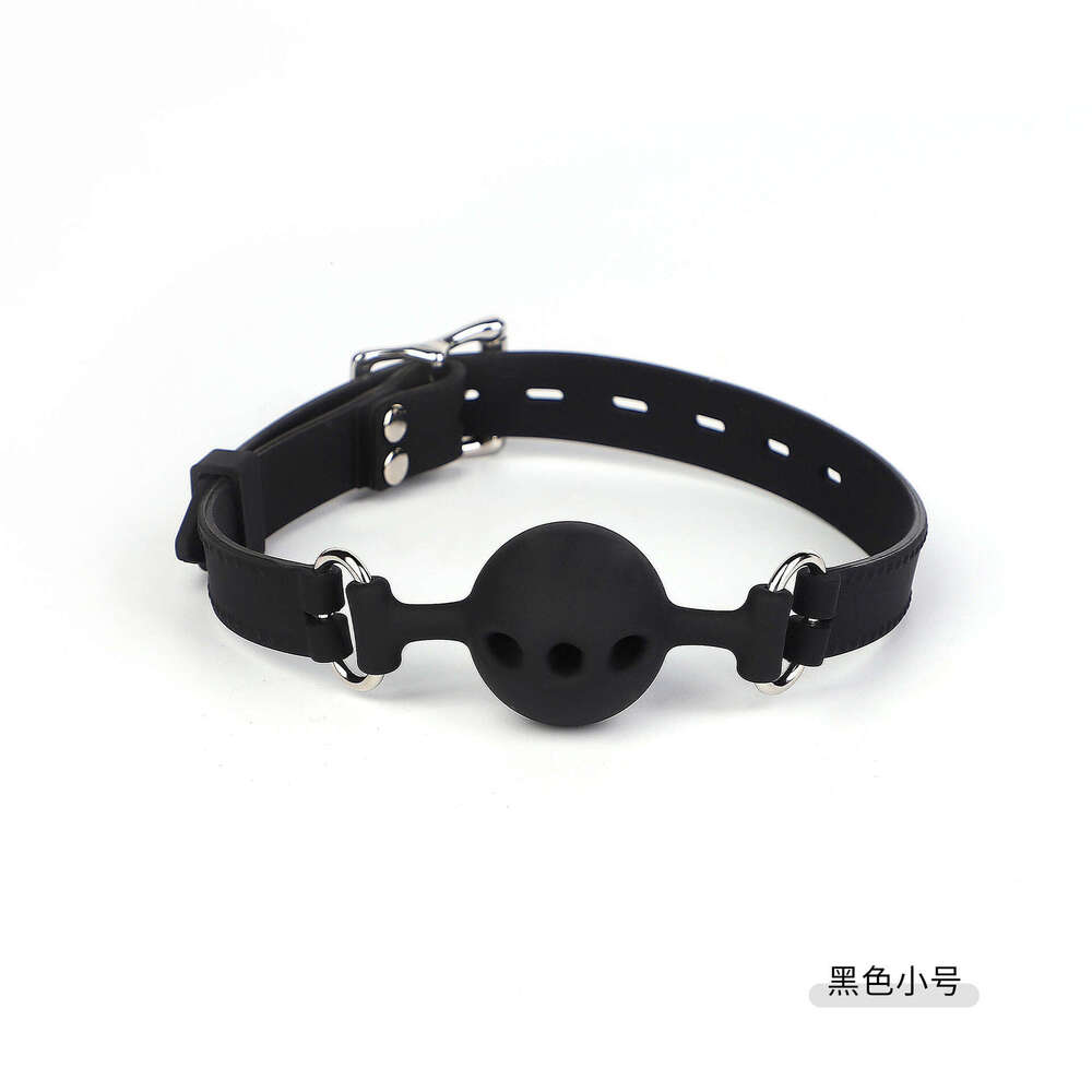 Sex toys SM props integrated silicone mouth ball forced mouth opening with hole silicone mouth plug alternative adult products