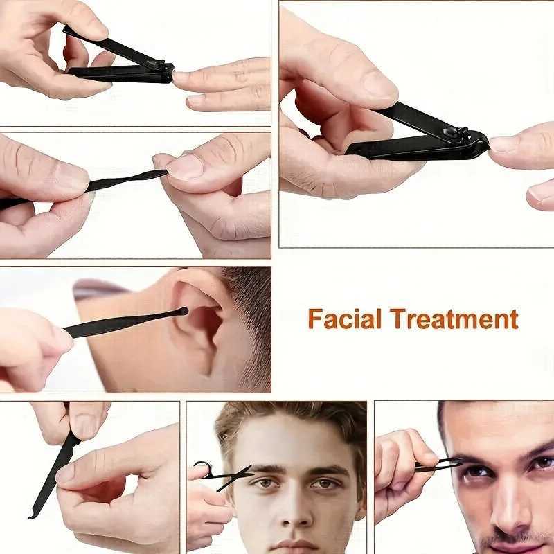 18 Pcs nail clipper nail tool set stratum corneum clipper and cutter set professional foot repair travel beauty M240921
