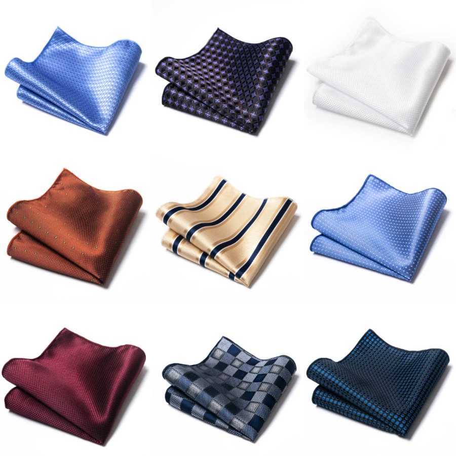 Newest style Hanky Man Floral Gray Fit Business lovers day Pocket Square Handkerchiefs Suit Accessories For MenX240921