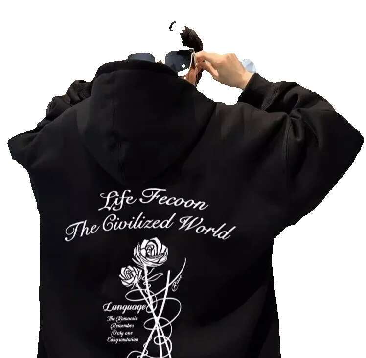 Popular Heavy Weight Hooded Sweater For Men In Autumn And Winter New High-Quality Tiktok Popular Loose Oversized Men's Coat