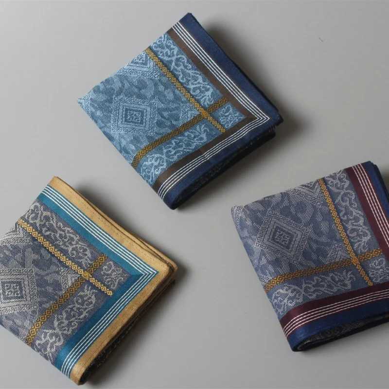 3 new square mens handles retro pockets square wedding parties business handles pocket towels party gifts W240921