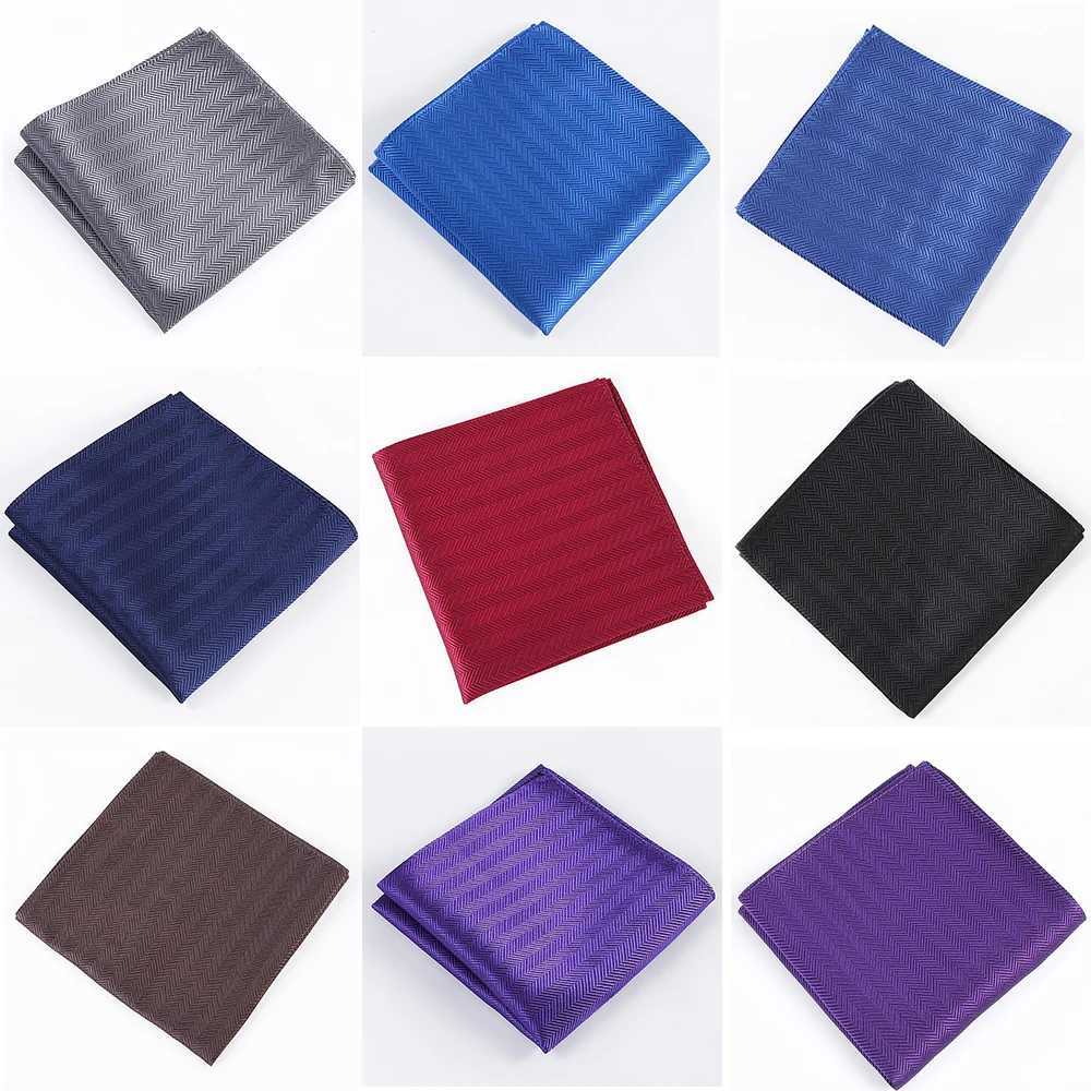 Tailor Smith Men Handkerchief Luxury 100% Silk Woven Jacquard Floral Dot Checked Man Pocket Square Business Wedding Dress HankyX240921