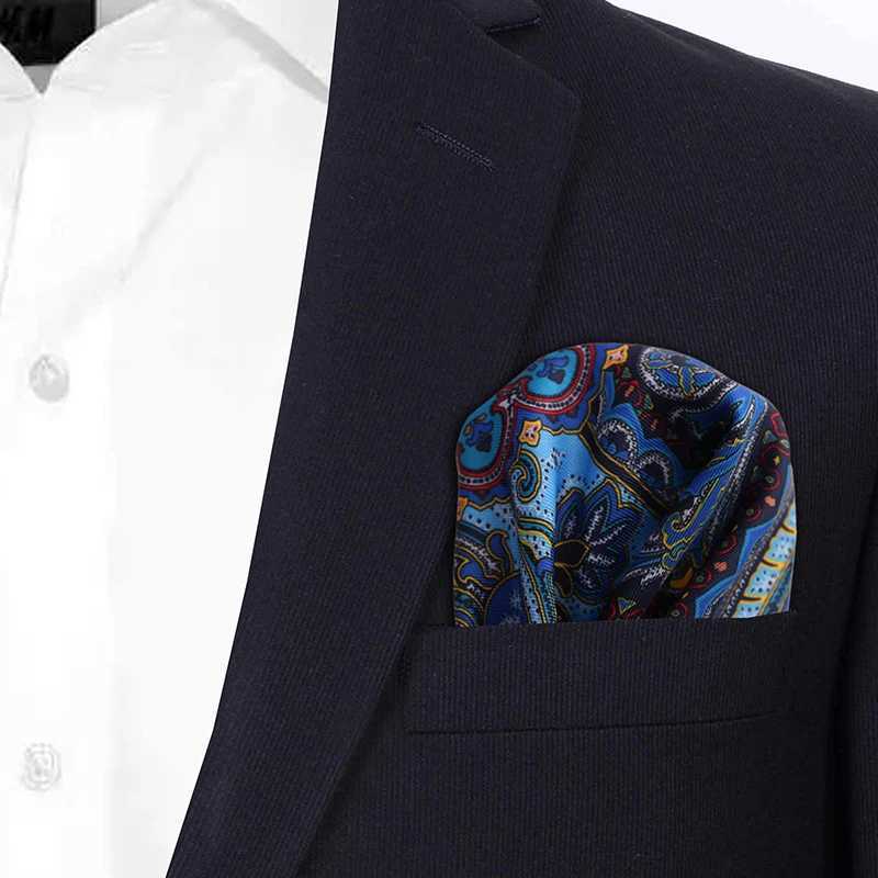 Paisley Floral Plaid Stye Hanky 9 color options W240921