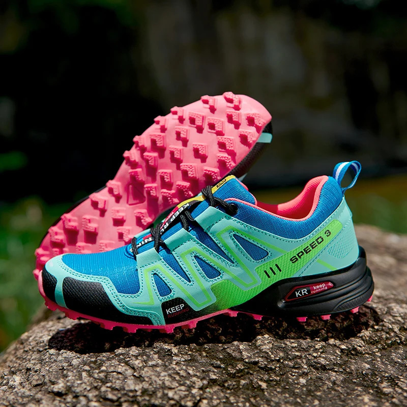 Womens Lightweight Hiking Tennis Comfortable Non-Slip Trekking Trails Shoes Outdoor Walking Sneakers 241101