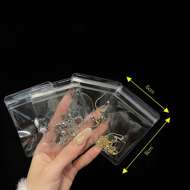 168/84 Grid Anti-oxidation Jewelry Storage Bag Necklace Earings Rings Display Cover Desktop Drawer Organizer Dust-proof Book Box 240910