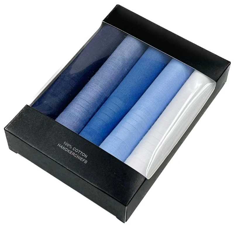 Pocket Handkerchief Cotton Hankies 16x16inch Large Bandana High Absorbency Pocket Towel Sweat AbsorbX240921
