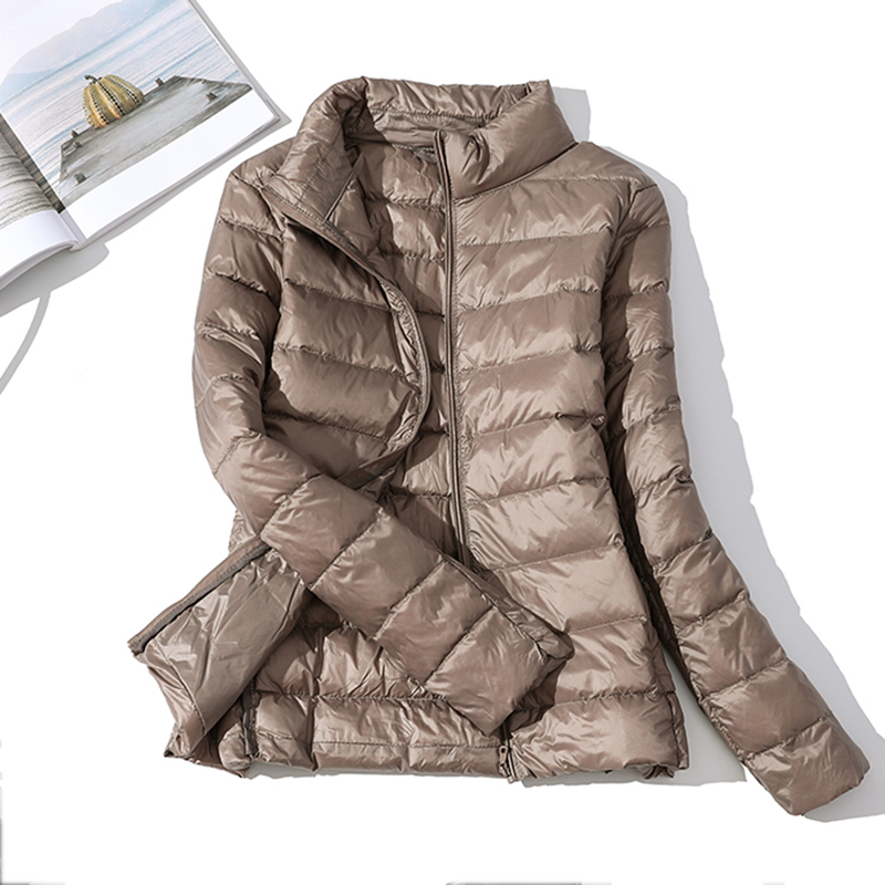 Ultra Light 2020 New Parkas Basic Winter Jackets Female Women Veet Hooded Coats Autumn Down Jacket Womens Outwear