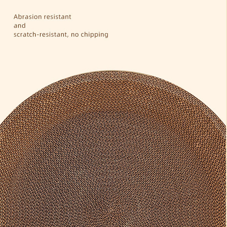 Halloween Cat scratch board replacement core wear-resistant to scratch round corrugated paper