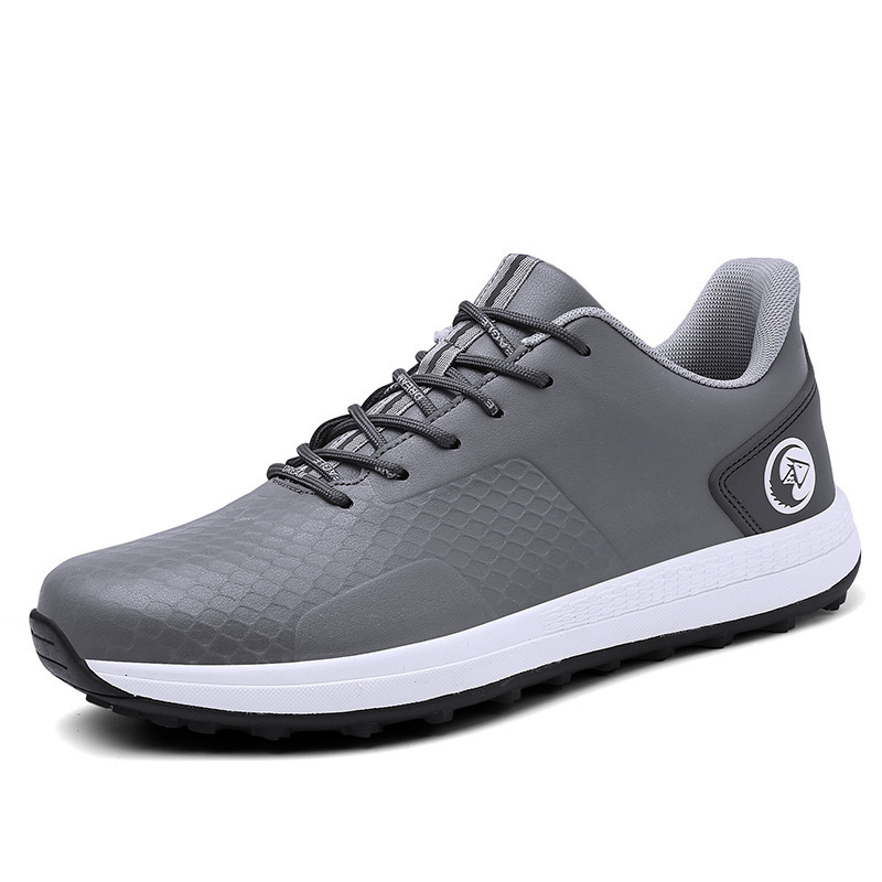 ddmytiger 526 plus size golf shoes waterproof non slip nail free shoes outdoor casual sports for men straight C