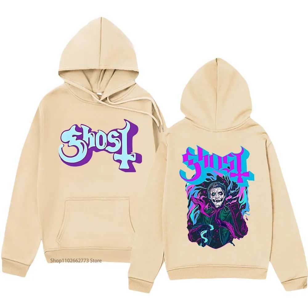Ghost Band Hoodies Music Printed Sweatshirt Womens/Mens Winter Fashion Pullover Manga Long Sleeve Top High Heels W240921