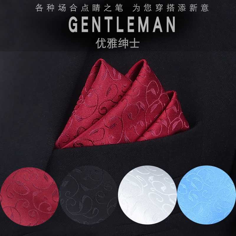 7 Styles Fashion Mens Pocket Square Western Flower Handle Set Pocket Wedding Square Paisley Hanky W240921