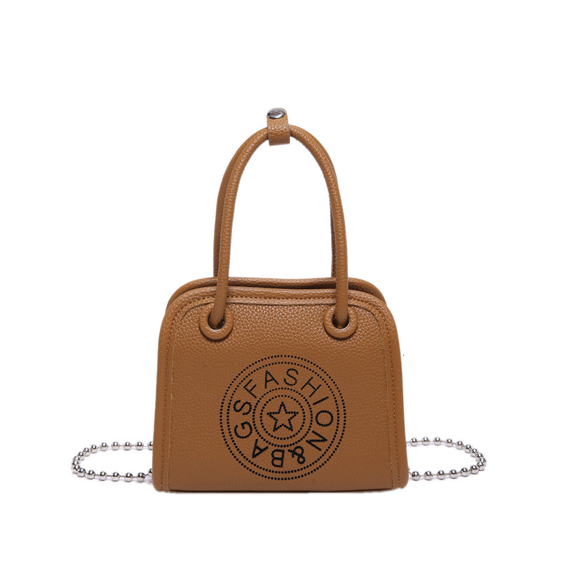 2025 Autumn And Winter New Designer Style Niche Lychee Pattern Handbag Women's Chain Crossbody Bag Women's Casual Armpit Bag