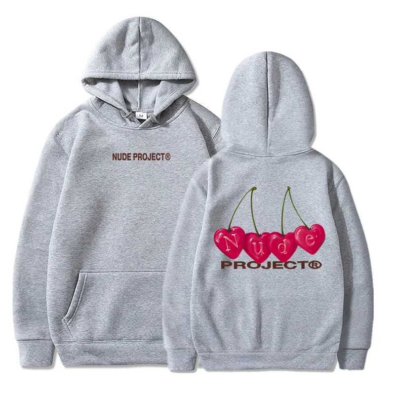 Men's Hoodies Sweatshirts Nude Project Womens Men Hoodie Brand Sweatshirts Y2K Clothes Vintage Fashion New Casual Y240921GIJS