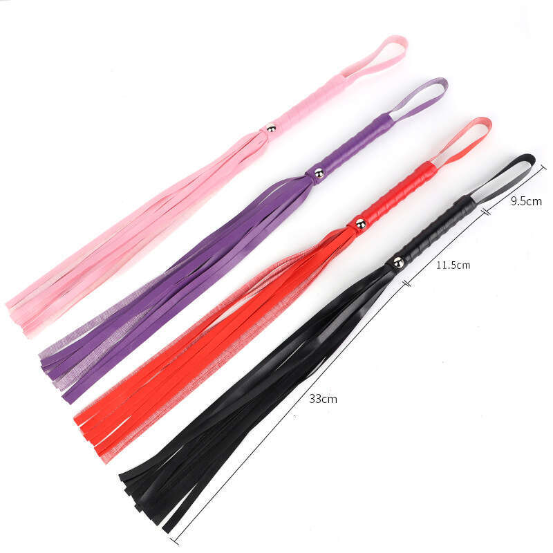 Sex toys SM props tassel leather whip strap hanging rope female training punishment whip alternative adult products hair replacement
