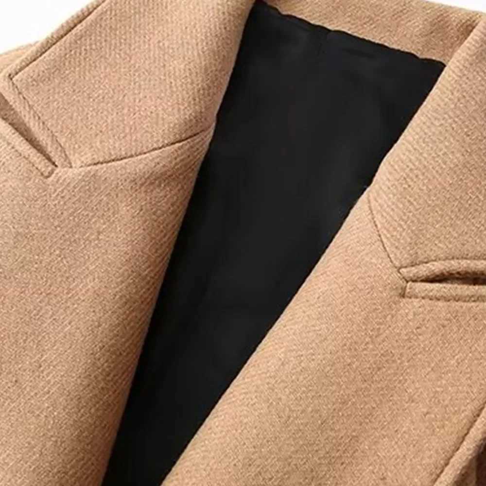2024 New Autumn/Winter Womens Coat with Frenum Elegant Warm Wool Coat W240921