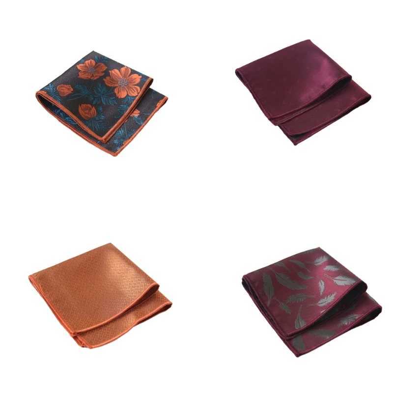 Polyester Handkerchiefs Male Washable Floral Pattern Hankie Colorful Handkerchiefs for Adult Ladies Commercial AffairsX240921