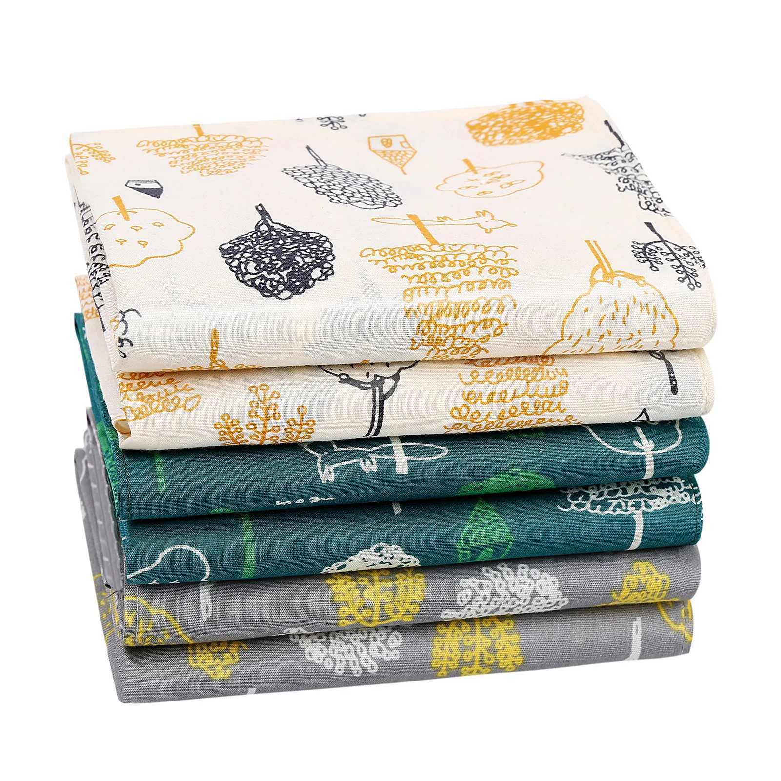 1 Set Women Printed Handkerchief Cotton Scarf For Female Fresh Cartoon Pocket Hankie Coloful Hankerchiefs For Party Gift WeddingX240921