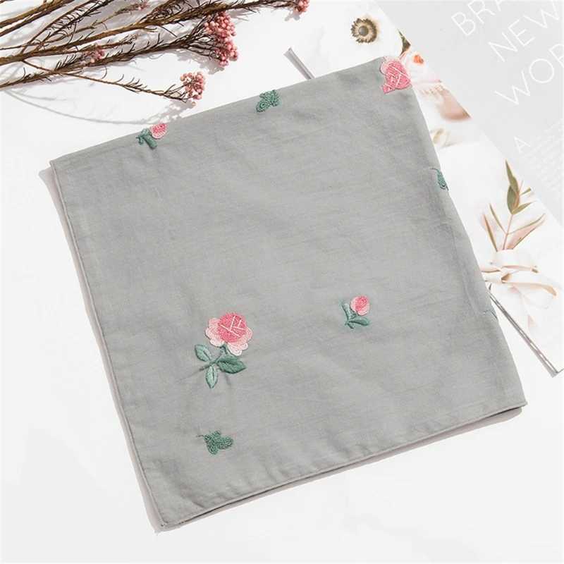 DIY Handkerchief Embroidery Set Crafting Art for Adults Beginners Floral Hankies Needlework Crafts DIY HandcraftsX240921