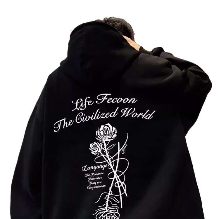 Popular Heavy Weight Hooded Sweater For Men In Autumn And Winter New High-Quality Tiktok Popular Loose Oversized Men's Coat