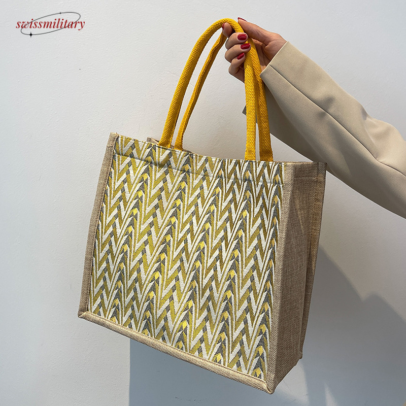Large capacity women 2024, canvas bag for work, ins fashionable commuting tote bag, college student class appearance #23Swissmilitary