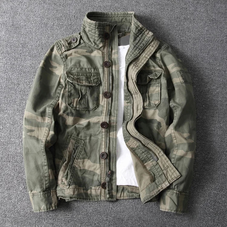 Autumn Winter Mens Camo Jacket Sportswear Thick Jacket Khaki Men Military Camouflage Coat Male Outdoor Work Cargo Jacket Male 240920