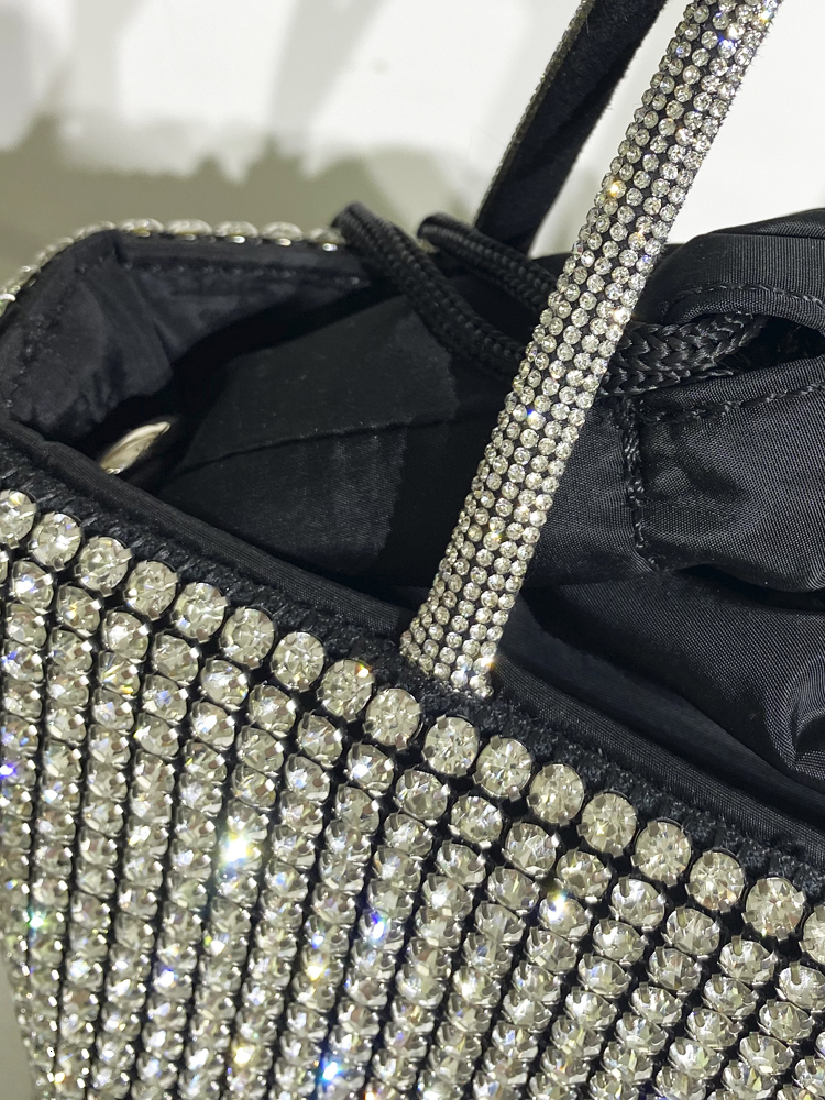 Bg Rhie Evening Handbags Women Korean Dia Chain Cover Dinner Party Handbag Purse Ladies Small Square Shoulder Bag
