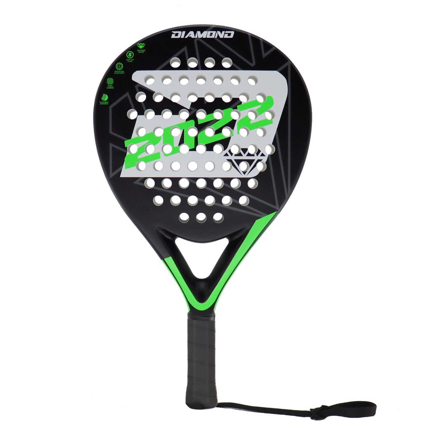 Born Raider Padel Racket Round Low Balance Wide Dessert Carbon Fiber EVA Soft Padel Paddle for Advanced Player W240921