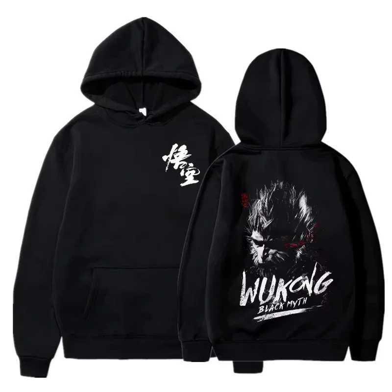 Black Myth Martial Arts Printed Hoodies Mens Fashion Sportswear Womens Sportswear Jackets Hoodies Zippers Sportswear Oversized Tops W240921