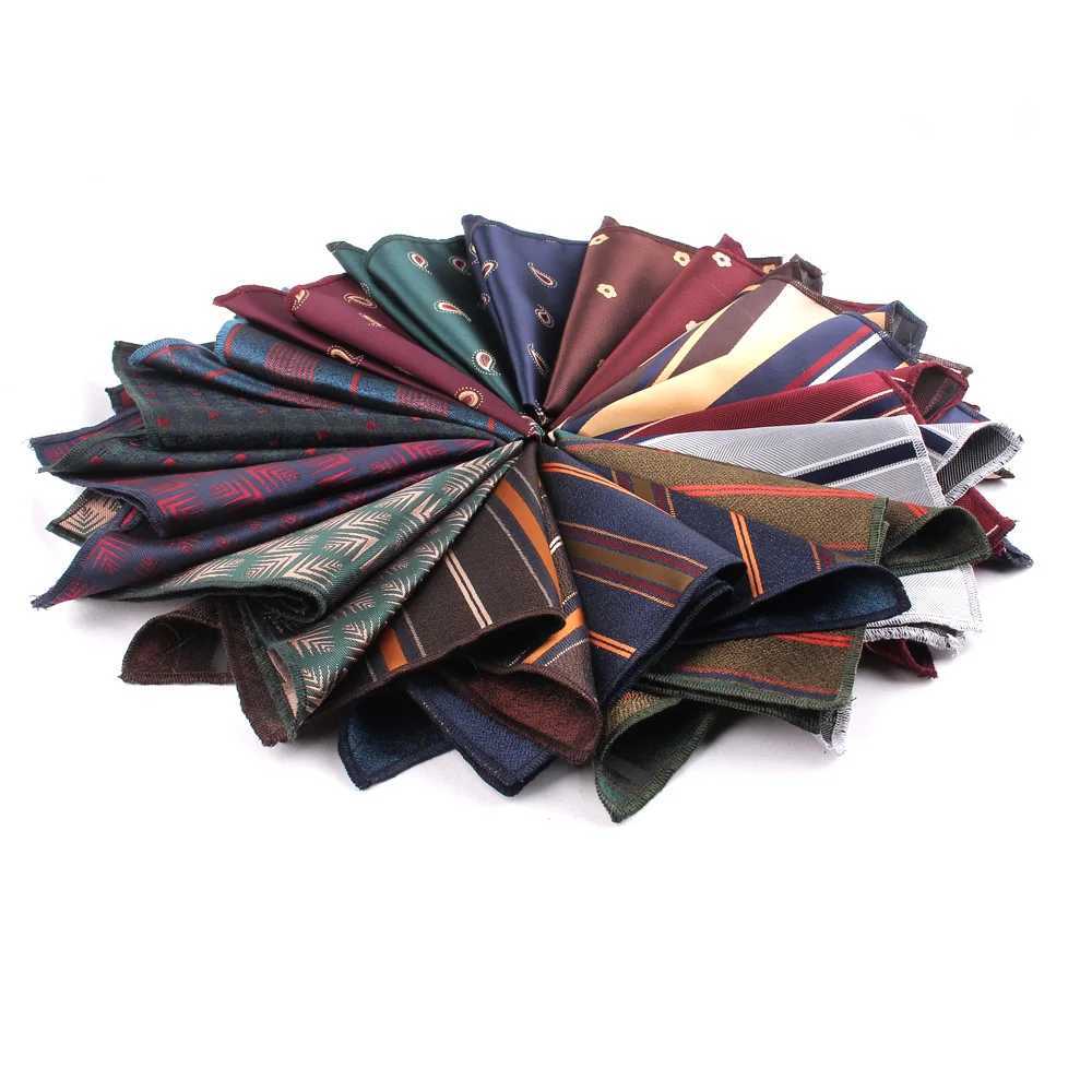 Pocket Square For Men Women Floral Striped Chest Towel Hanky Gentlemen Hankies Mens Handkerchief Suits Pocket Towel GiftsX240921