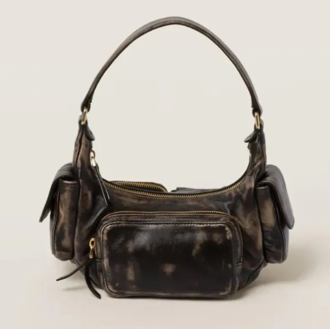 Vintage Y2k Underarm Bags For Women Luxury Designer Pocket Handbag Purse Moto & Biker Multiple Pockets Square Shoulder