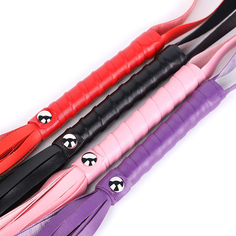 Sex toys SM props tassel leather whip strap hanging rope female training punishment whip alternative adult products hair replacement