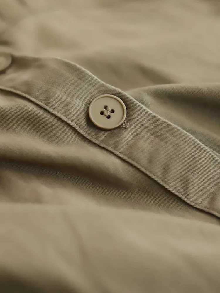 Spring Autumn New Mid-Length Trench Coat Loose Elegant Luxury Simple Artsy Casual Big Pocket All-Match Chic Office Ladies OutfitX240921