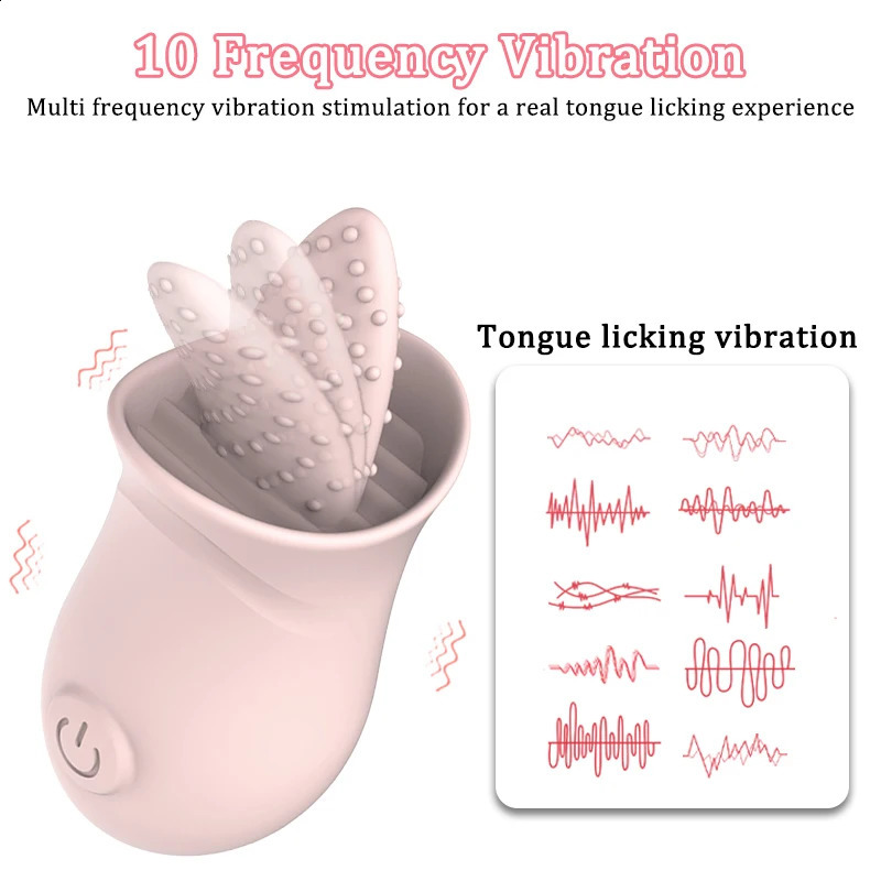 Clitoris Tongue Licking Vibrator For Women Oral G Spot Nipple Stimulation Pussy Female Masturbator Vibrators Sex Toys For Adult 240914