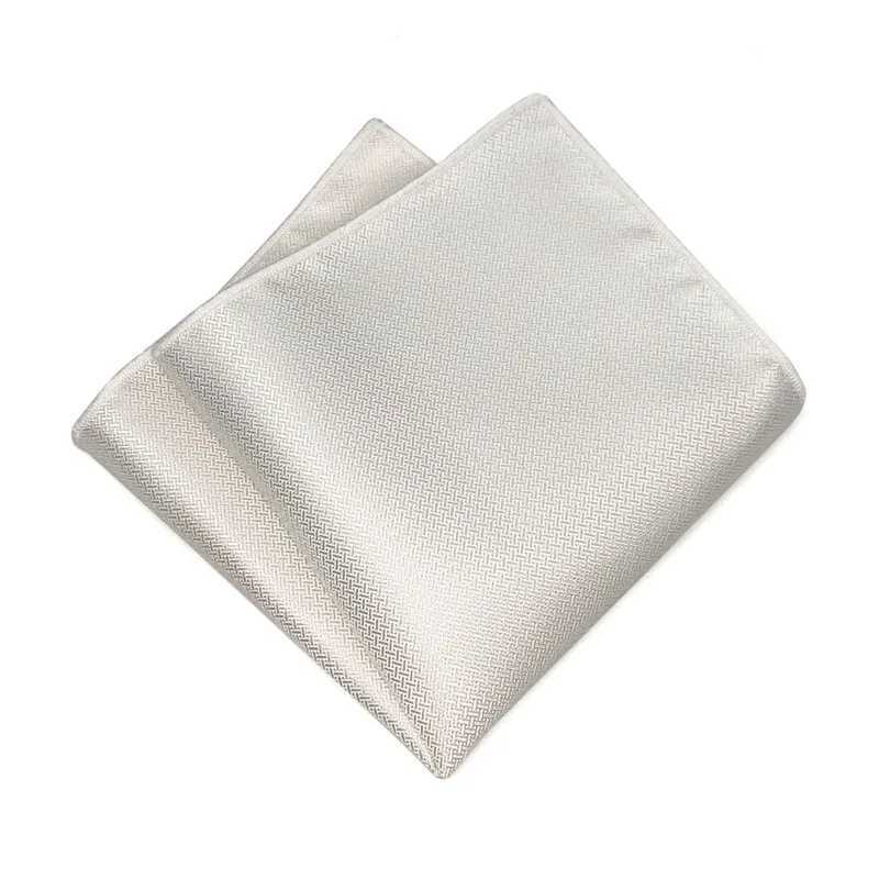 New Elegant Solid Color Dark Patterned Pocket Square Mens Gentleman Formal Black Handkerchief Business Wedding Party Suit HankyX240921