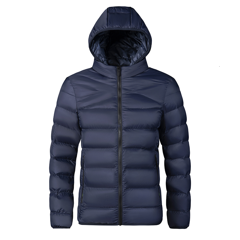 New Autumn Winter Men Thick Warm Waterproof Jacket Coat Hooded Casual Brand Detachable Hat Outfits Parkas Male