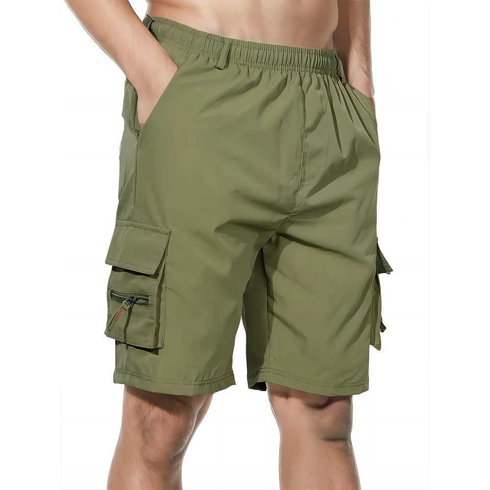 Mens Cargo Shorts Big Size Sports Knee Shorts Classic Short Pants Streetwear Straight Loose Work Casual Street ShortsX240921