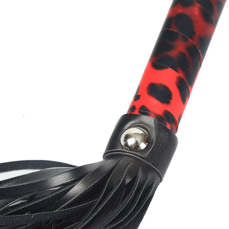 SM Props Sex Whip Mild Training SP Cross border Hot Selling Leopard Pattern Sex Whip Alternative Adult Products