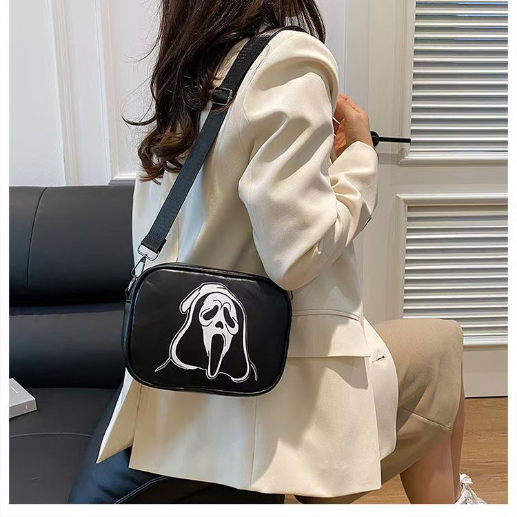 Spooky Skull Crossbody Bag: Stylish 2024 Halloween Tote for Women